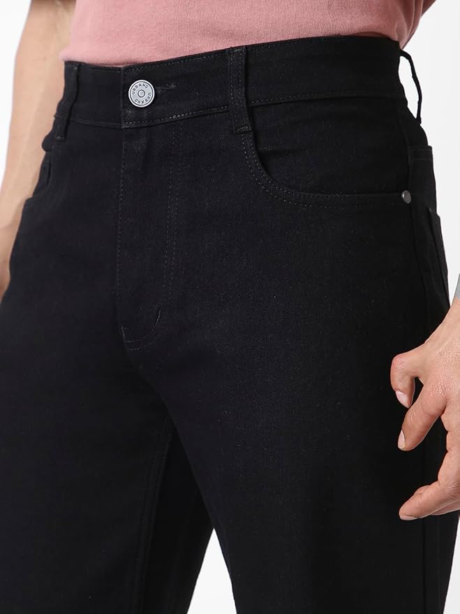 Urbano Fashion Men Mid Rise Straight Fit Washed Jeans Stretchable - Image 12